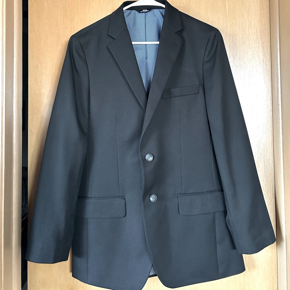 LIKE NEW Haggar Men's Tailored Active Series Suit Jacket - Black 38R